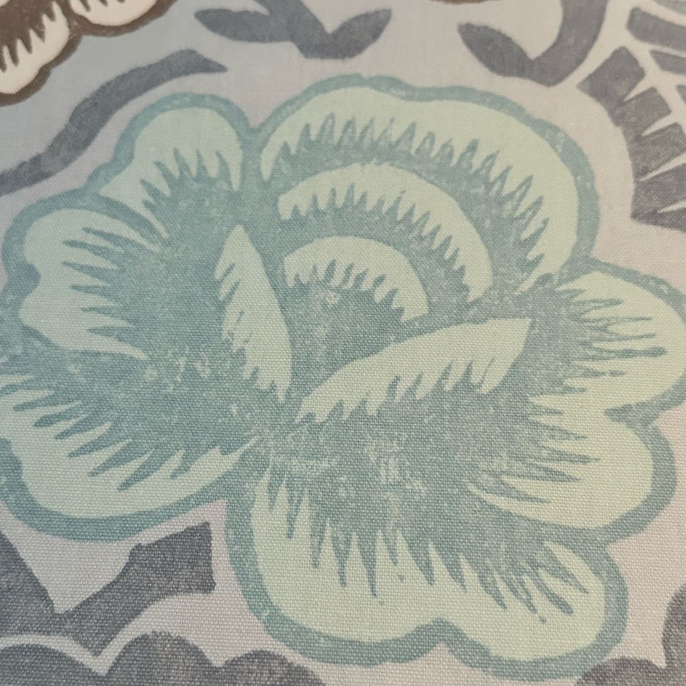 Designers Guild Fabric Sample Remnant Havana 100% Cotton Blue Washable - Picture 13 of 16